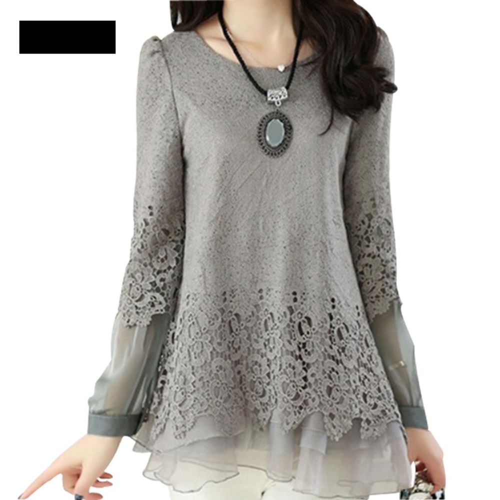 Beautiful gray blouse size M